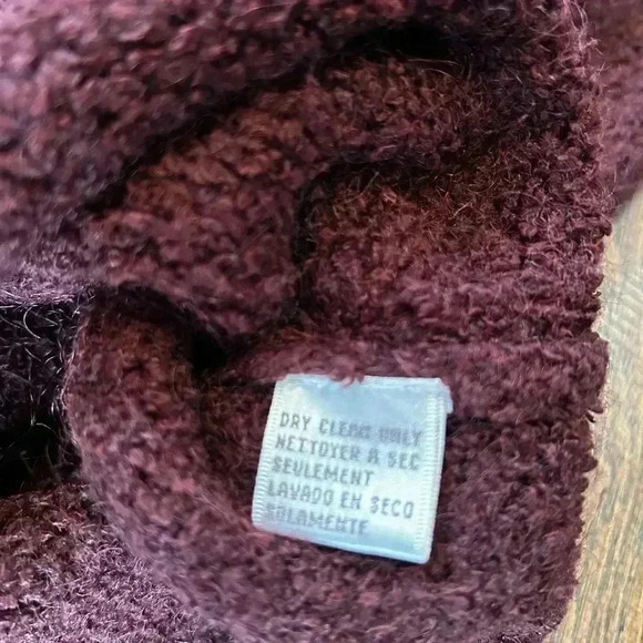 Jones NY Womens M Vintage Y2K Maroon Button‎ Front Vest Sweater Duster Cardigan - Picture 7 of 9